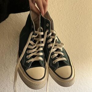 Converse Green High-Top Sneakers